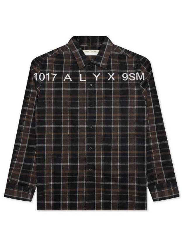 Check Logo Long Sleeve Shirt - 1017 ALYX 9SM - BALAAN 2