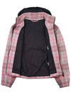 Check Hooded Jacket Pink - DIOR - BALAAN 9