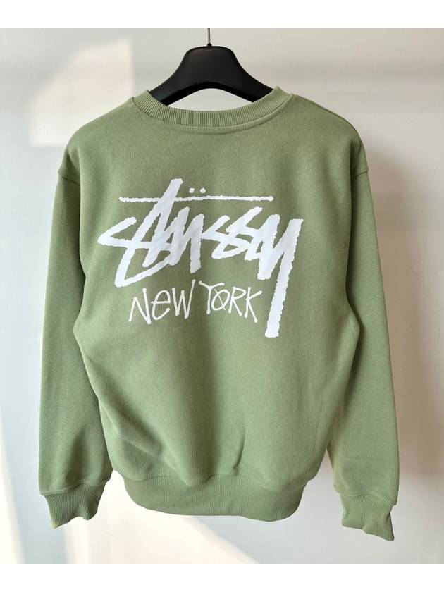 New York Sweatshirt 3913804 Moss Green M L XL - STUSSY - BALAAN 3