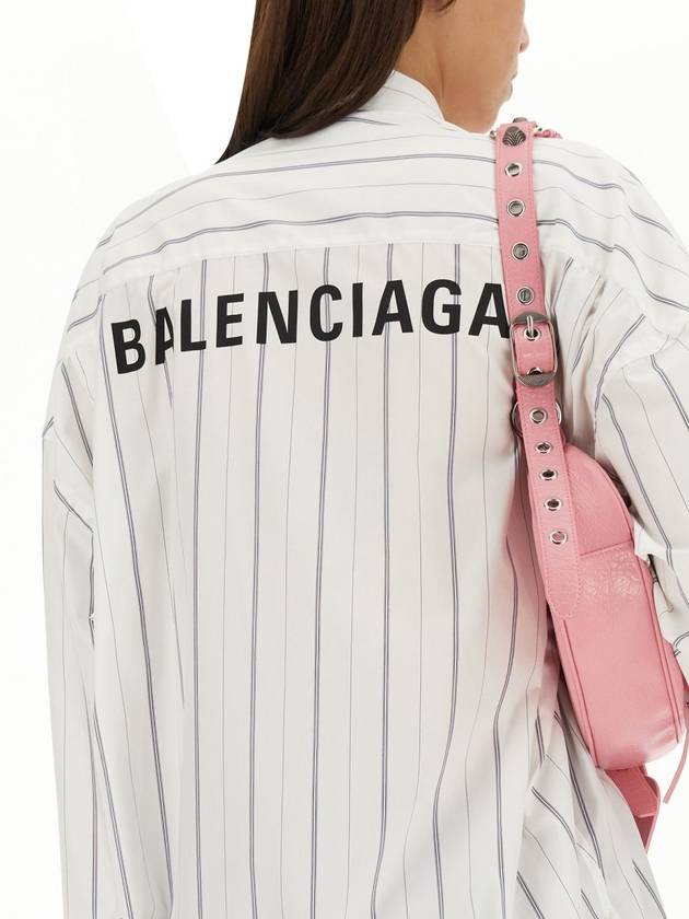 Shirt 725395 TOM06 9167 WHITE NAVY - BALENCIAGA - BALAAN 6