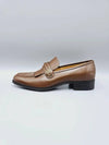 Mirror G Leather Loafers Brown - GUCCI - BALAAN 4