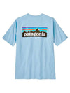 P 6 Logo Responsibili Short Sleeve T-Shirt Light Blue - PATAGONIA - BALAAN 1