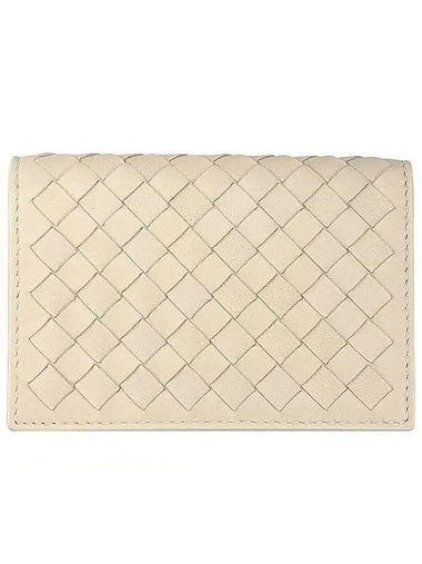 Intrecciato Card Wallet Sand - BOTTEGA VENETA - BALAAN 1