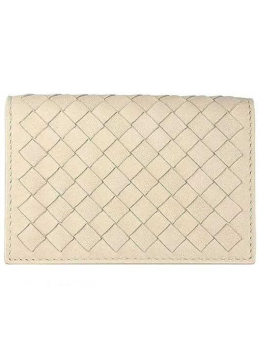 Intrecciato Card Wallet Sand - BOTTEGA VENETA - BALAAN 1