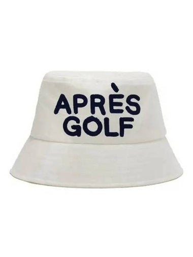 Apres Golf Cotton Twill Bucket Hat Snow - G/FORE - BALAAN 1