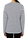 Women's Meridame II Striped Long Sleeve T-Shirt Neige Marine - SAINT JAMES - BALAAN 5