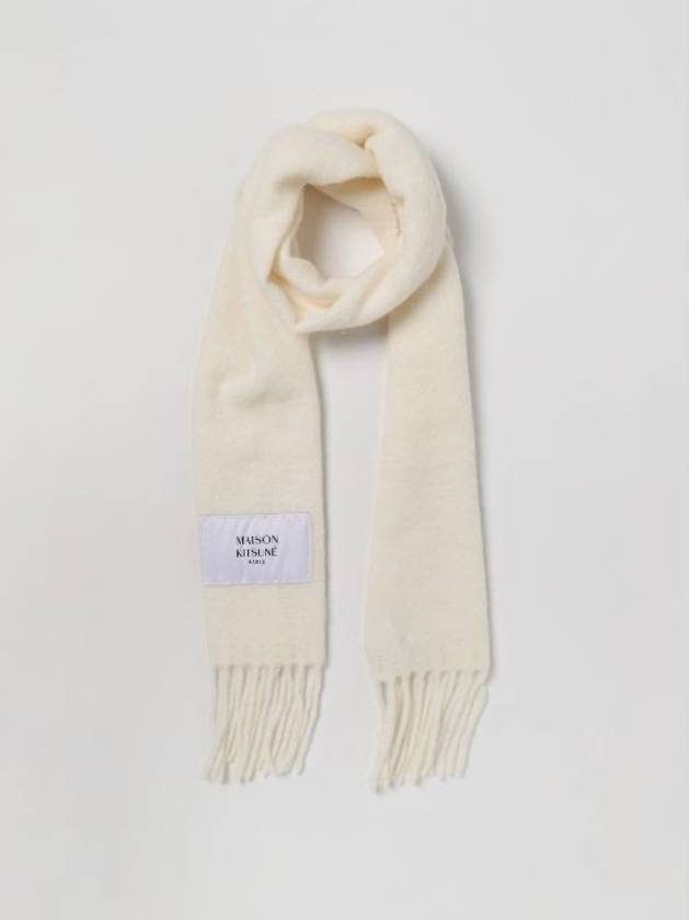 Baby Alpaca Muffler Milk - MAISON KITSUNE - BALAAN 4