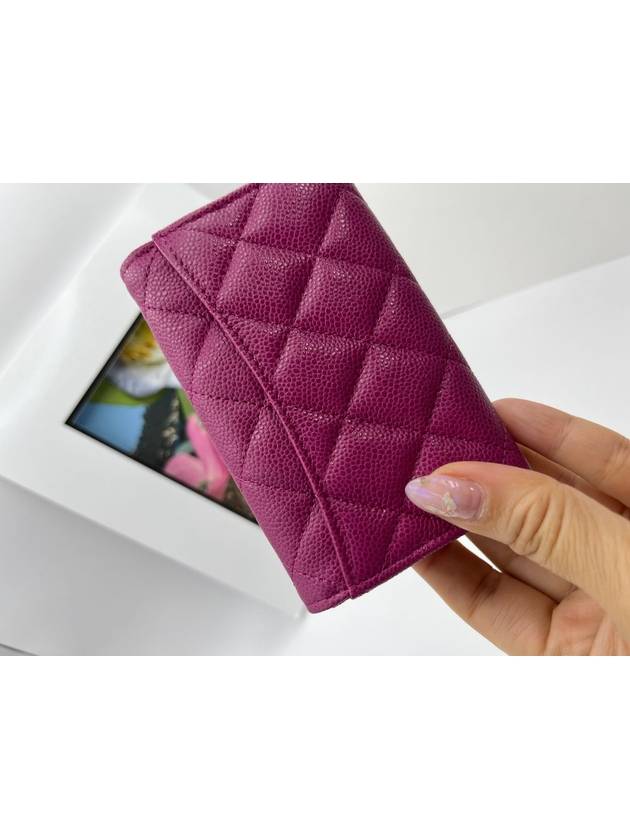 Classic women s card wallet fuchsia pink AP0214 - CHANEL - BALAAN 5