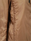 S Anti-Drop Technical Hooded Jacket Brown - MAX MARA - BALAAN.