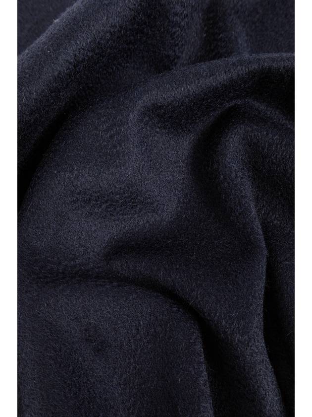 Max Mara Cashmere Scarf Baci, Women's, Navy Blue - MAX MARA - BALAAN 3