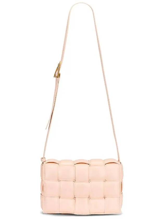 Gold Padded Cassette Cross Bag Melon Washed - BOTTEGA VENETA - BALAAN 4