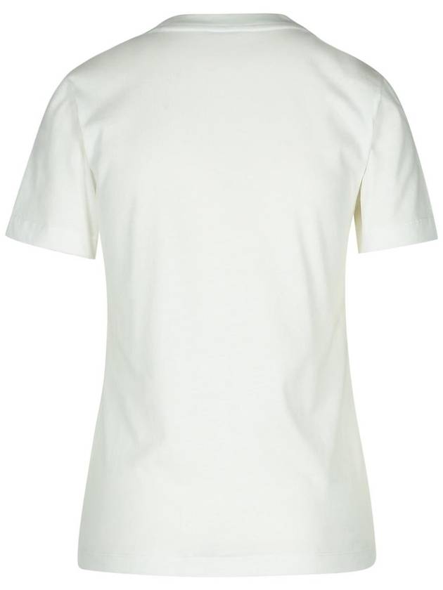 Moncler White Cotton T-Shirt - MONCLER - BALAAN 3