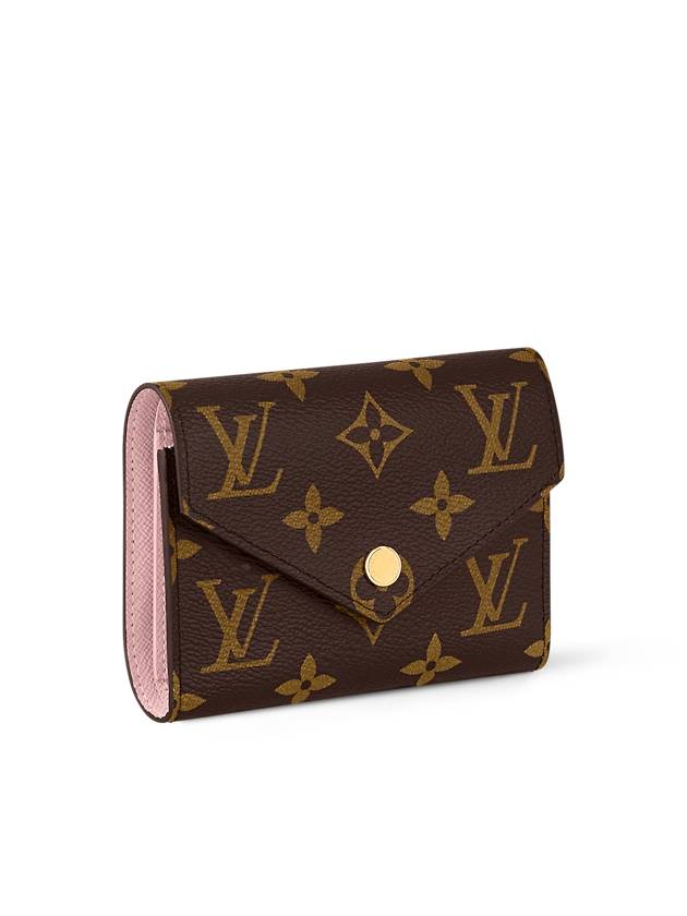 Victorine Monogram Half Wallet Rose Ballerine - LOUIS VUITTON - BALAAN 4