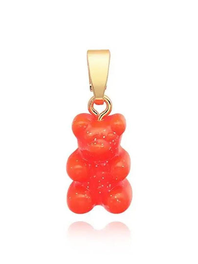 NOSTALGIA BEAR FUEGO CLASSIC CONNECTOR Gold Pendant Charm - CRYSTAL HAZE - BALAAN 2