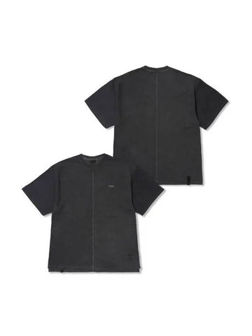 Docking Insideout Pigment Oversized Short Sleeves T shirts Charcoal - STIGMA - BALAAN 1