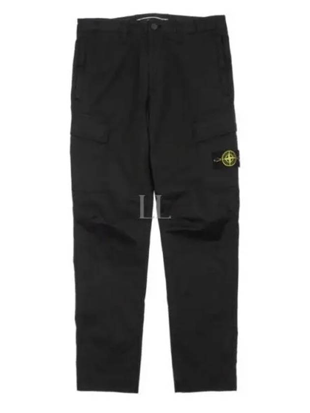 Wappen Patch Old Treatment Slim Fit Cargo Straight Pants Navy - STONE ISLAND - BALAAN 2