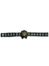 Gold Crystal Lion Head Choker - GUCCI - BALAAN 4