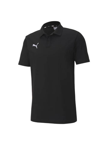 Men's Team Goal Casual Polo Shirt Black - PUMA - BALAAN 1