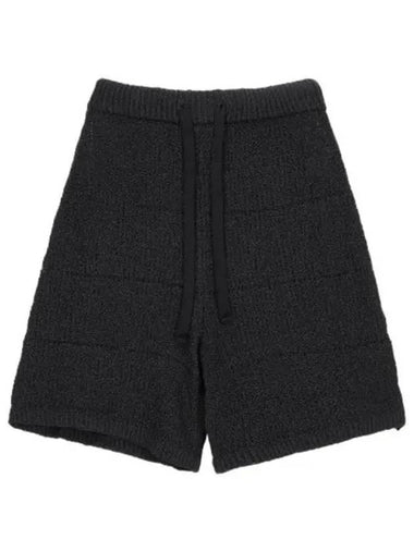 Knit Shorts Pants Black - SUNNEI - BALAAN 1