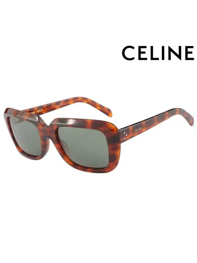 Sunglasses CL40091I 55N Square Acetate Men Women - CELINE - BALAAN 3