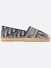 Granville Oblique Embroidered Cotton Espadrilles Blue - DIOR - BALAAN 2