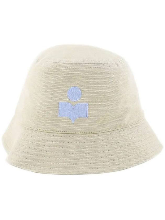 Haley Embroidered Logo Bucket Hat Ivory - ISABEL MARANT - BALAAN 2