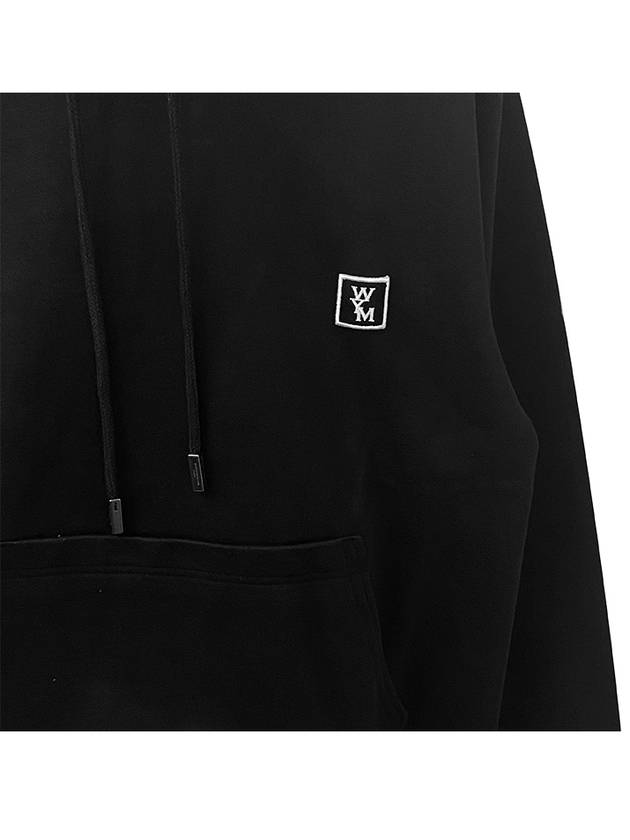 W241TS37736B Flower Back Logo Hooded Sweatshirt Black Men's TShirt TTA - WOOYOUNGMI - BALAAN 5