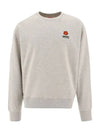 23SS Flower Logo Sweatshirt Gray 5SW440 4MF 93 - KENZO - BALAAN 2