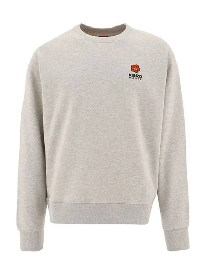 23SS Flower Logo Sweatshirt Gray 5SW440 4MF 93 - KENZO - BALAAN 2