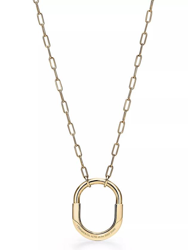 Tiffany pendant yellow gold, set with diamonds, medium - TIFFANY & CO. - BALAAN 1