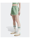 Monogram 3 Stripes Shorts Green - ADIDAS - BALAAN 1