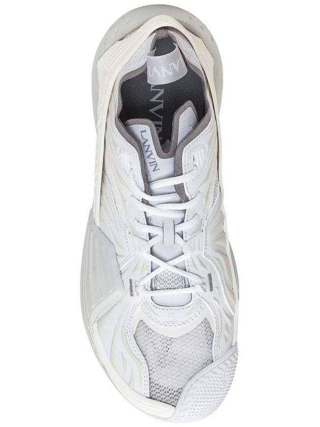 Mesh FalshX Low Top Sneakers White - LANVIN - BALAAN 5