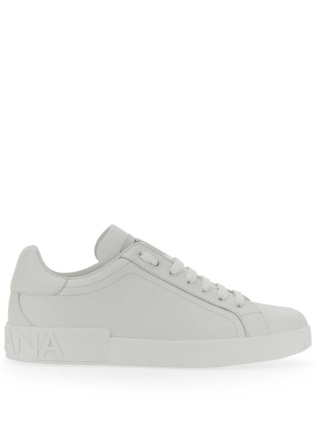 Portofino Calfskin Low Top Sneakers White - DOLCE&GABBANA - BALAAN 11