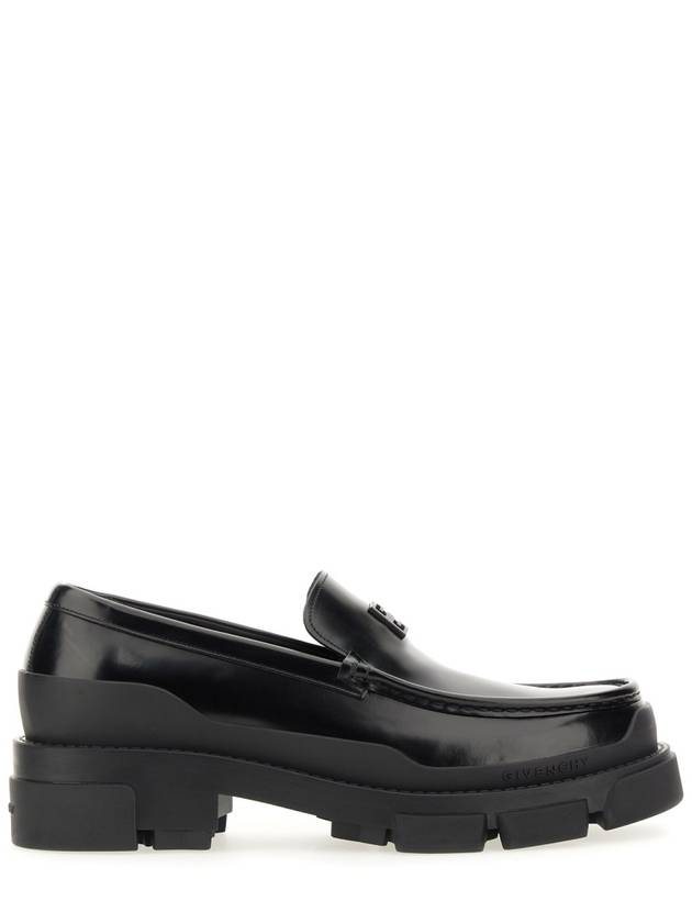 Terra Leather Loafers Black - GIVENCHY - BALAAN 3