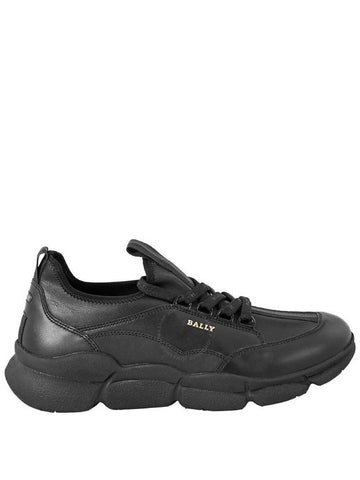 Bally Men's Black Leather Lace-up Trainers, Brand Size 37 (US Size 5.5) - BALLY - BALAAN 1