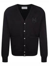 Tone logo cardigan black - MONCLER - BALAAN 2