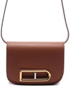 Lingot Small Olen Calf Leather Cross Bag Tan - DELVAUX - BALAAN 3