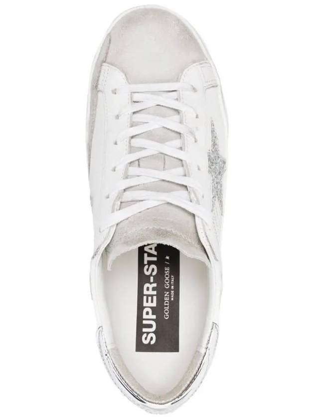 Superstar Distressed Calf Leather Low Top Sneakers White - GOLDEN GOOSE - BALAAN 4