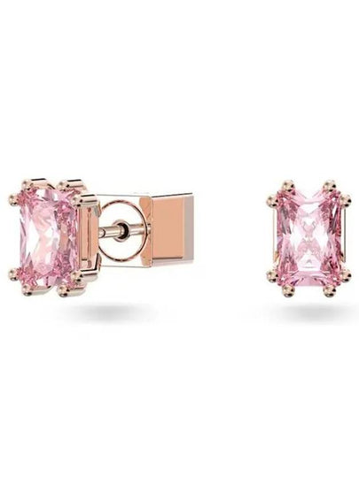 Chroma Stilla Gushon Cat Stud Earrings Rose Gold Pink - SWAROVSKI - BALAAN 2