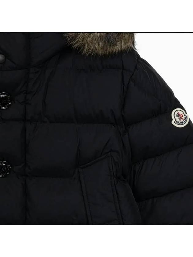 Cluny Long Down Jacket Black - MONCLER - BALAAN 3