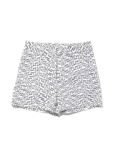 Golf Women's Gwen Print Shorts White - J.LINDEBERG - BALAAN 1