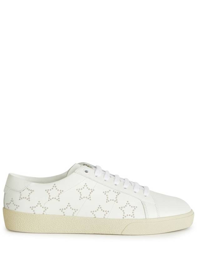 Court Classic SL06 California Smooth Leather Low Top Sneakers White - SAINT LAURENT - BALAAN 2