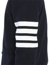 Milano Stitch 4 Bar Cardigan Navy - THOM BROWNE - BALAAN 11