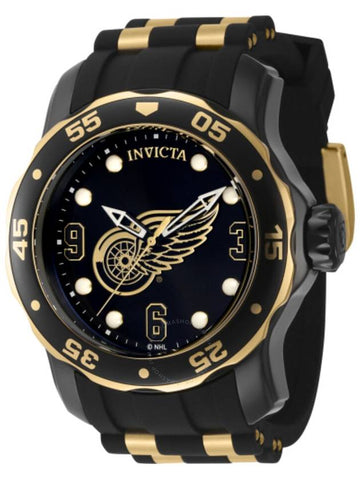 Invicta NHL Detroit Red Wings Quartz Black Dial Men's Watch 42314 - INVICTA - BALAAN 1