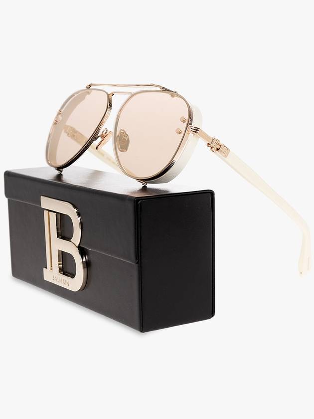 Balmain ‘Capitaine’ Sunglases, Women's, Gold - BALMAIN - BALAAN 3