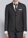 Men's Signature Classic Wool Suit Dark Grey - THOM BROWNE - BALAAN 5