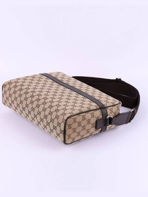 GG Monogram Canvas Messenger Bag Beige - GUCCI - BALAAN 5