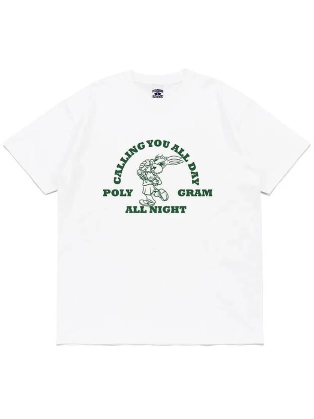 CALLING BUNNY T SHIRTS WHITE - POLYGRAM - BALAAN 4