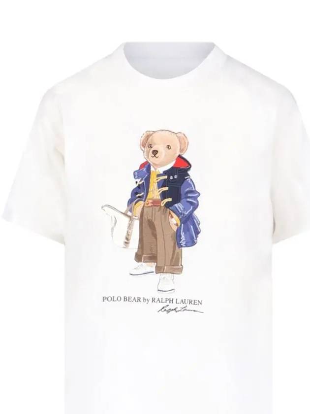 Bear Jersey Short Sleeve T-Shirt White - POLO RALPH LAUREN - BALAAN 2