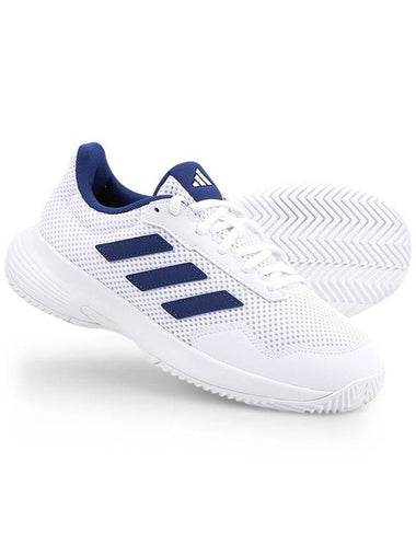 Court Spec 2 Tennis Low Top Sneakers Dark Blue White - ADIDAS - BALAAN 1